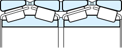 four-row tapered roller bearings